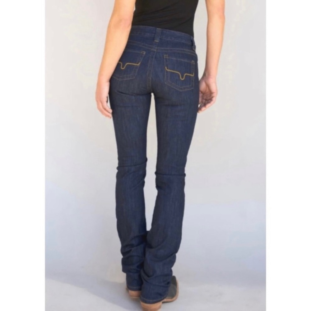 Kimes Ranch 10 30x34 Betty Jeans Straight Leg Slim Bootcut Medium Wash Womens
